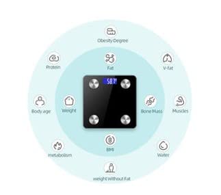 Smart Scale for Body Weight Management - Digital with BMI and Body Fat