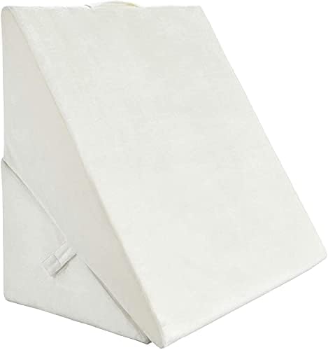 Fireflowery Bed Wedge Pillow 9 12 Inch Memory Foam with Removable Cover