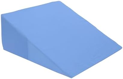 Essential Medical Supply 12 Inch Foam Bed Wedge Pillow Blue