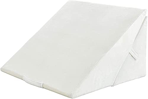Fireflowery Bed Wedge Pillow 9 12 Inch Memory Foam with Removable Cover