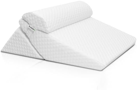 Lunix Replacement Cover for LX6 3pcs Wedge Pillow Set - Air White 1