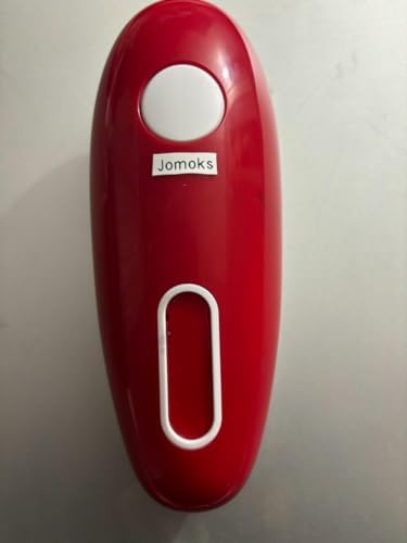 Jomoks Smooth Edge Electric Can Opener One Touch Battery Operated Hands Free