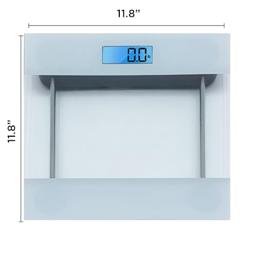 CAMEO Bathroom Scale with Tempered Glass 400lbs
