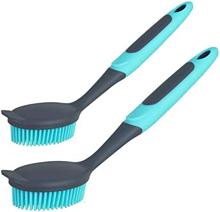 PHYEX 2-Pack Dish Brush with Handle and Scraper