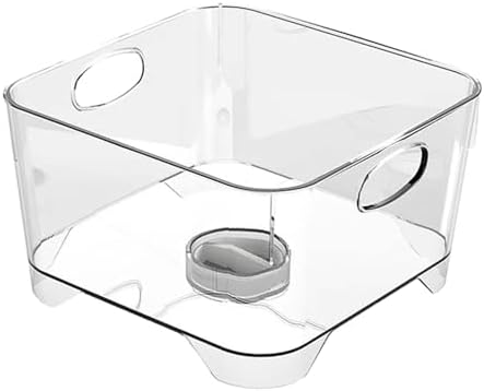 Yajuyi Fruit Vegetable Washing Basket Clear Storage Bins