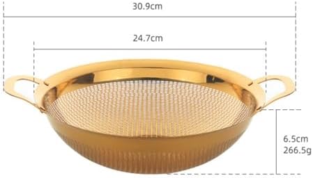 Bothyi Stainless Steel Colander Bowl with Handles for Pasta Berries Spaghetti