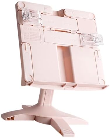 Folding Book Stand for Reading Textbook with Adjustable Height and Angles 1