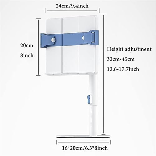 Adjustable Book Stand with Page Clips - Blue or Pink