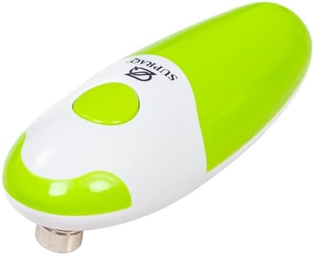 SUPRAQ Electric Can Opener with Smooth Edge Green 1