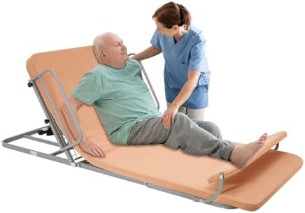 Hanmorfarbi Electric Lift Bed Backrest with Guardrail and Pedal 300lbs Load