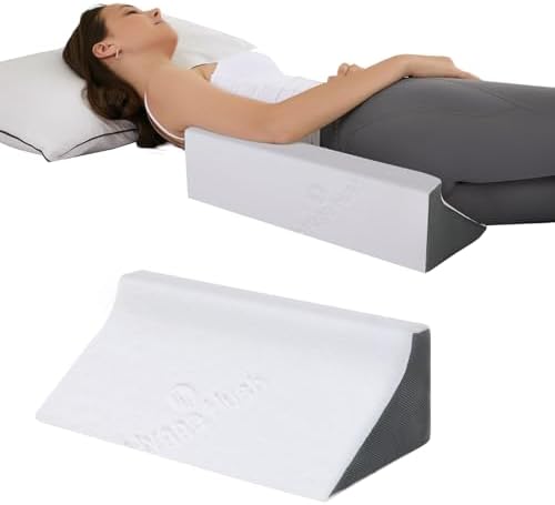 Loeysu Side Wedge Pillow for Back Pain Support