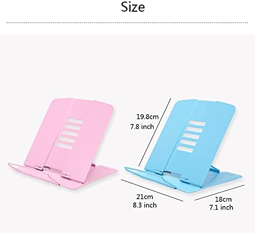 Adjustable Metal Book Stand for Kitchen and Office Reading