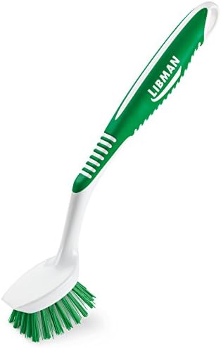 Libman Kitchen Brush with Scraper and Hanger Hole