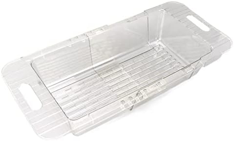 Cyrank Extendable Colander with Dual Handles and Foldable Design