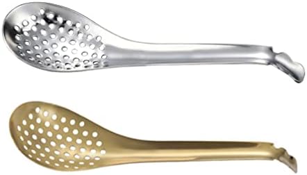 Hemoton 2pcs Food Strainer Colander Spoon