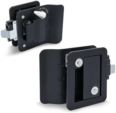 TSMST RV Door Locks with Paddle Deadbolt and 4 Keys