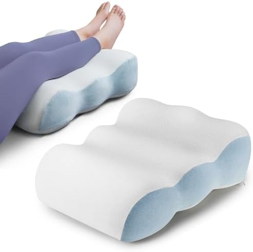 Leg Elevation Pillow for Back Sleepers 7 Height Comfort