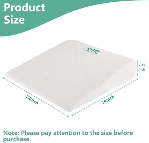 Big Hippo 75 Wedge Pillow for Sleep and Acid Reflux