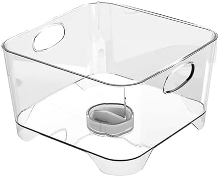 Yajuyi Fruit Vegetable Washing Basket Clear Storage Bins
