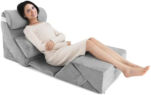 KOMFOTT 7 PCS Orthopedic Wedge Pillow Set