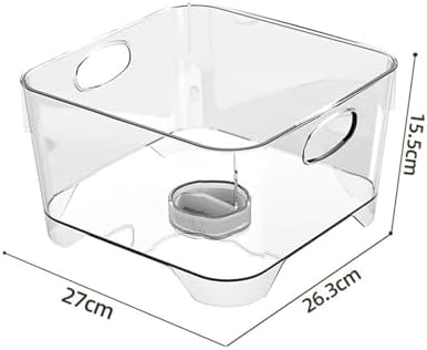Yajuyi Fruit Vegetable Washing Basket Clear Storage Bins