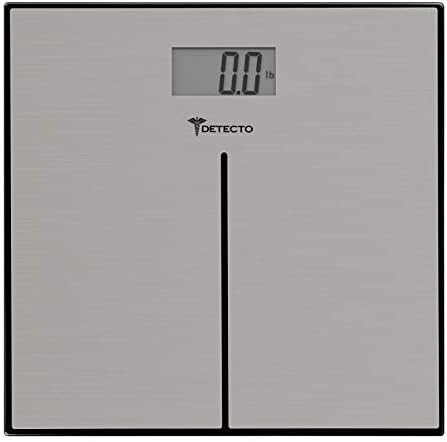 Escali Detecto D133 Deluxe Stainless Steel Digital Bathroom Scale