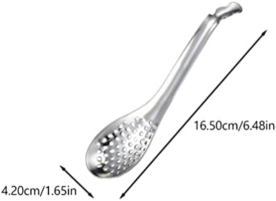 Hemoton 2pcs Food Strainer Colander Spoon
