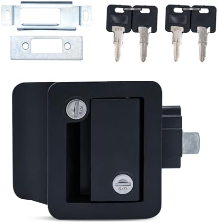 TSMST RV Door Locks with Paddle Deadbolt and 4 Keys