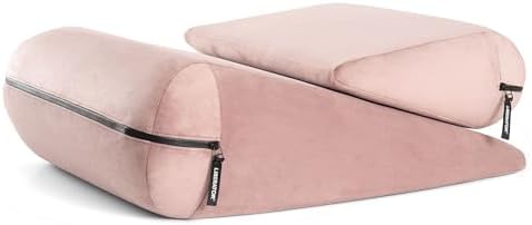Liberator Jaz Duet Premium High Density Pillow Set - Lush Microvelvet Rose