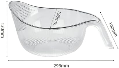 Yajuyi Rice Washing Basket with Handle and Drainage