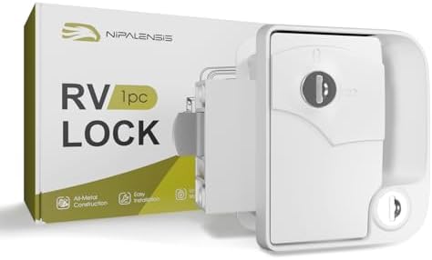 Nipalensis RV Door Lock Replacement Deadbolt - White