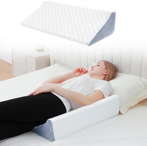 Flyxunfri Bed Wedge Pillow for Pregnancy and Post Surgery Support