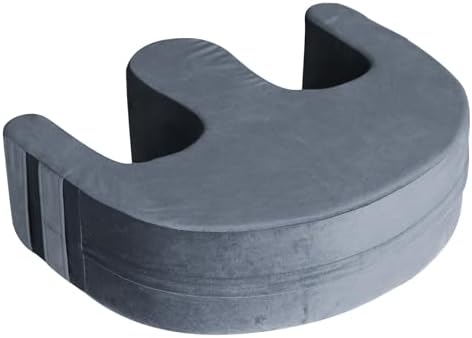 Sexysamba Bed Rest Turning Pillow with Fixing Strap Gray