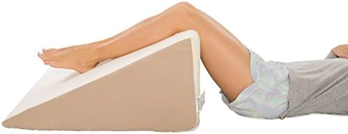 Deluxe Comfort Memory Foam Bed Wedge - 25x24x7 Beige