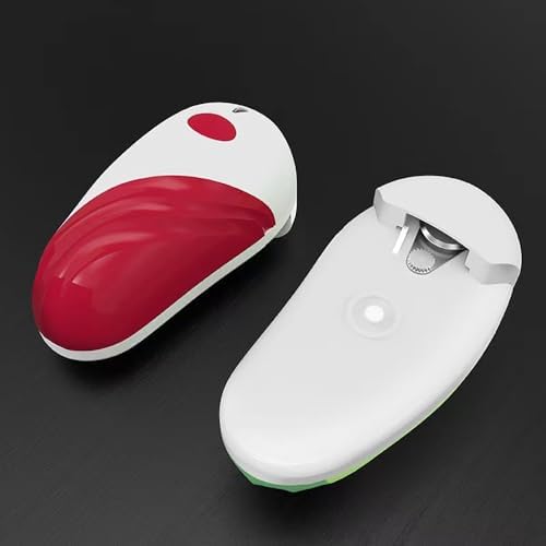 Electric Can Opener - Food-Safe Battery-Powered One-Touch Operation