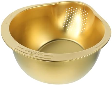 Luxshiny Stainless Steel Colander with Drain Basket
