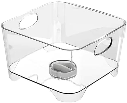 Yajuyi Fruit Vegetable Washing Basket Clear Storage Bins