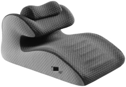 Memory Foam Bed Wedge Pillow for Prone Support Gray
