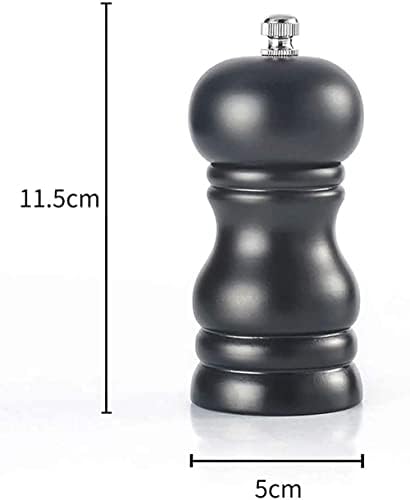 ZXBAODAN Wood Pepper and Salt Mill Set of 2 - Adjustable Coarseness