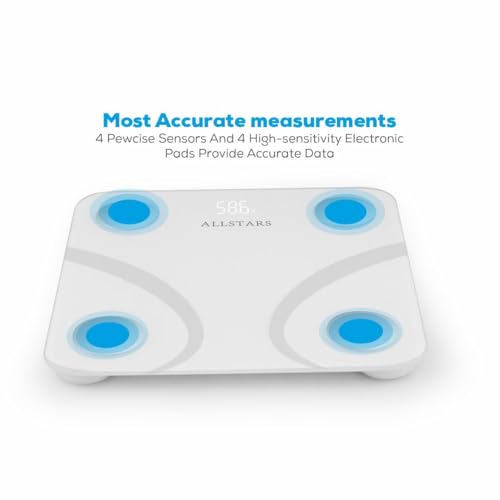 ALLSTARS Smart Body Scale with App Sync 396 lbs