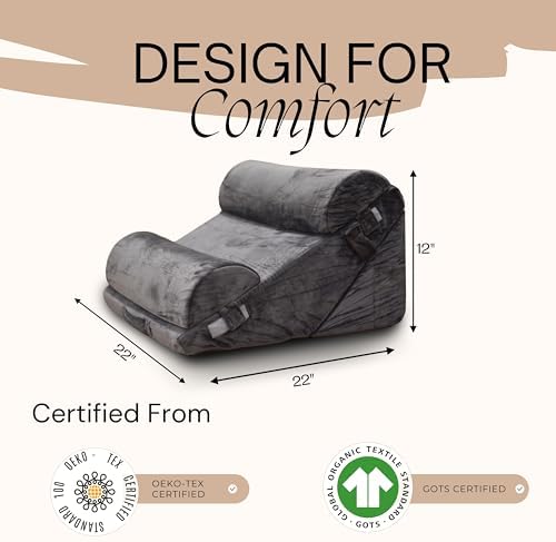 LJA PRIME 4Pcs Adjustable Wedge Pillow Set