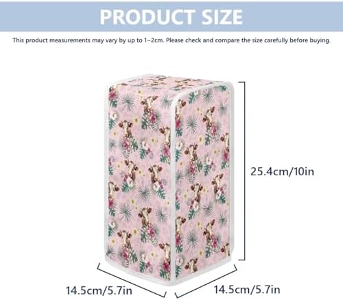 ZUXONGSY Electric Can Opener Dust Cover with Tropical Palm Design