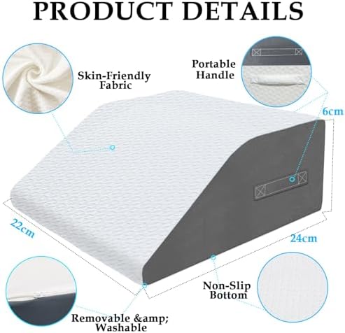 COLDHUNTER 6 Leg Elevation Pillow for Comfort and Support