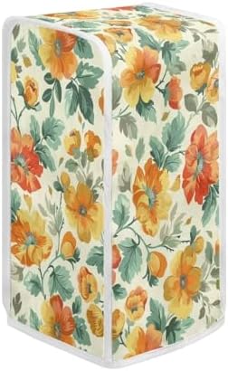 CREAMIC Flower Print Can Opener Cover Dust Proof