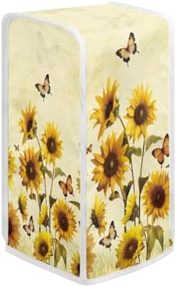 TODIYADDU Yellow Sunflower Can Opener Cover for Women