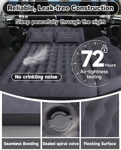 Umbrauto Car Air Mattress with Pump and Pillows