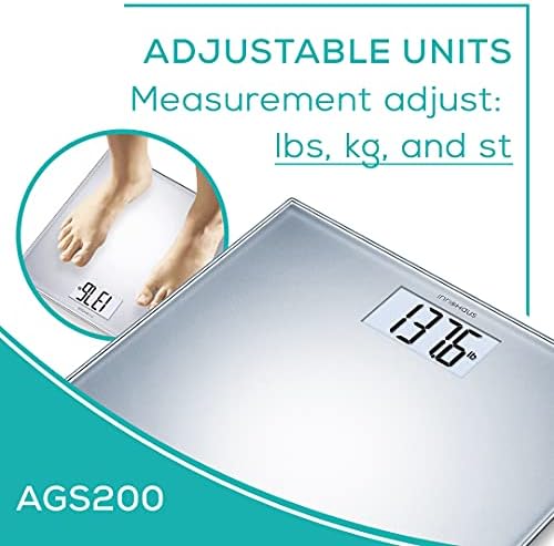 innoHaus AGS200 Digital Glass Body Scale 1