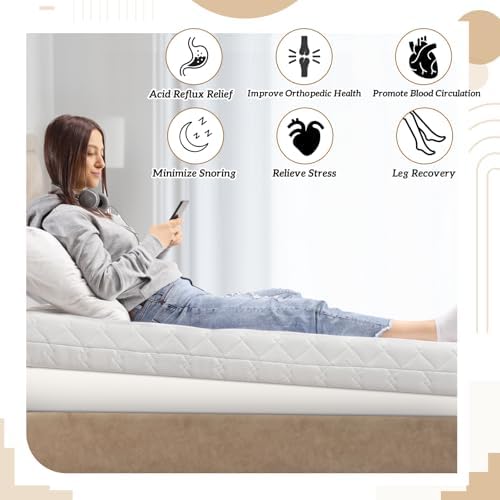 Cinnvoice Mattress Wedge 5 Inch King Incline for Back Pain