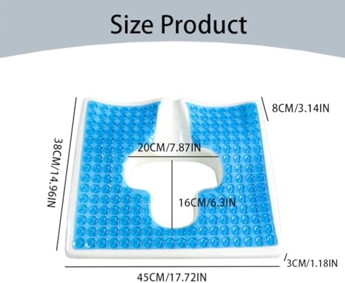 T-Shaped Anti-Decubitus Bed Cushion for Elderly and Disabled