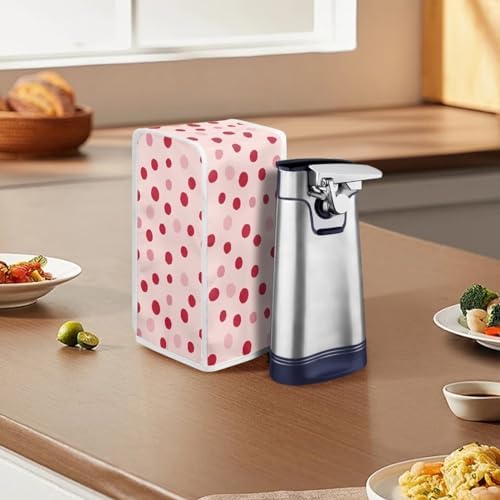Pink Spots Can Opener Dust Cover for Kitchen